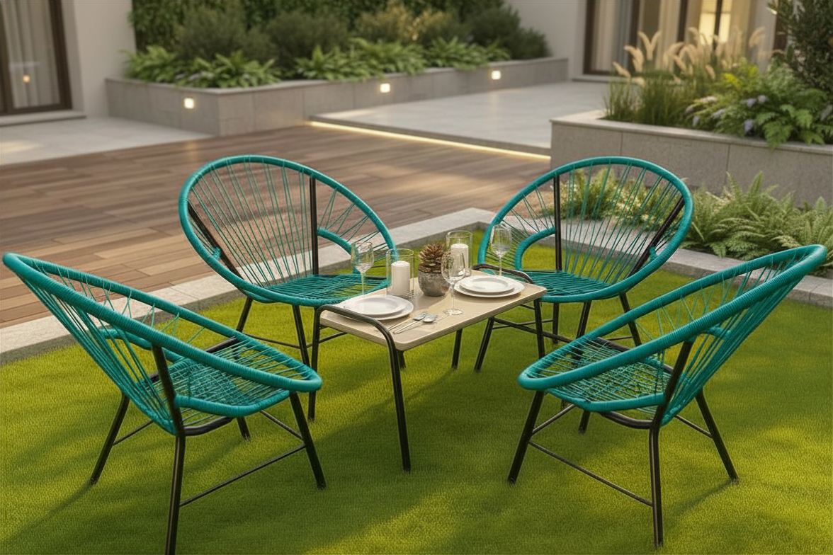 Juego de sillones artesanales